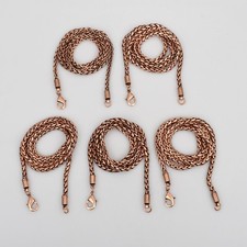 5 Pcs 20" Pure Copper Snake Chain Ethnic Handmade lot Necklace Jewelry LOT-228