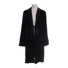 Noa Noa, Mantel, Damen, Größe: L, Schwarz, Seide/Viskose, Einfarbig, Samt #UGX