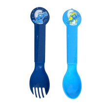 Best Brands The Smurfs 2-Pack Fork  Spoon Set