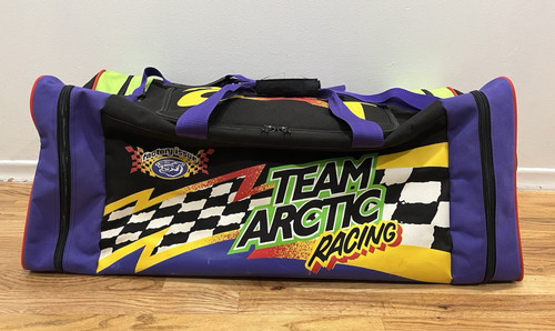 VTG Arctic Cat Team Arctic Duffle Bag Factory Issue Team Racing Extra Large 34"