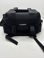 Canon Black Gadget Bag 300-DG DSLR Camera Bag W/ Strap, Dividers, Plastic Feet