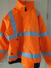 STONEKIT Warnschutz-Pilotenjacke XL Weste Orange Reflektor 84635