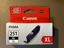 New Sealed Genuine Canon CLI-251XL Black Ink Cartridge PIXMA
