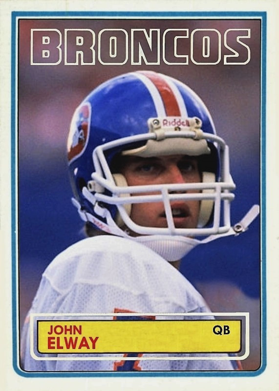 JOHN ELWAY 83B## BUY 5 GET 1 FREE ## or 30% OFF 12 OR MORE