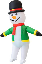 Inflatable Blow up Costume for Adult Christmas Halloween Party Cosplay Suit Men