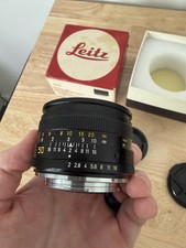 Leitz 11216 - Leica Summicron - R1:2/50mm E55 Boxed Excellent Condition