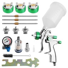 LVLP Spray Gun 1.3 1.5 1.7mm Nozzle Kit Air R...