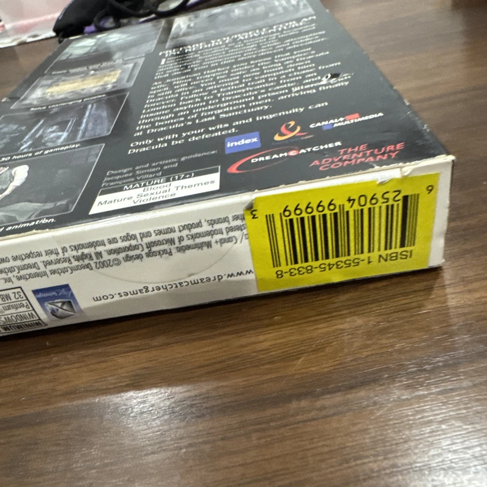 DRACULA The Last Sanctuary PC Game Adventure NEW BIG CARDBOARD BOX - Image 4 of 4