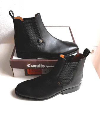Neu! Cavallo Reitstiefelette Chelsea Stiefelette Gr. 42 UK 8 ~ Leder Reitstiefel - Bild 1 von 4