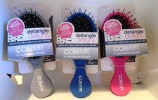 Conair Detangle Delight Detanglng Hair Brush 3-PACK 95312