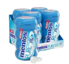 Mentos Pure Fresh Mint, Sugar-Free Chewing Gum, 50 pcs., 4 pk.
