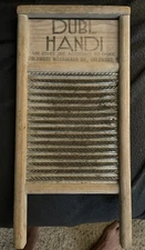 Dubl Hand Washboard Co Columbus Ohio Wash Board 18” Tall, Vintage