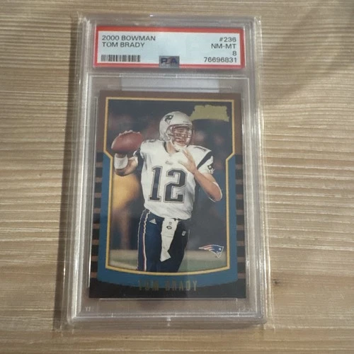 2000 Bowman Tom Brady RC #236 PSA 8 NM-MT Centered GOAT 🐐