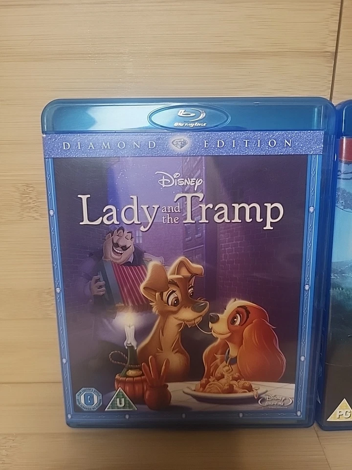 Disney Lady & The Tramp Diamond Edition & Brave 3D/2D & Bonus Disc Blu Ray - Image 2 of 4