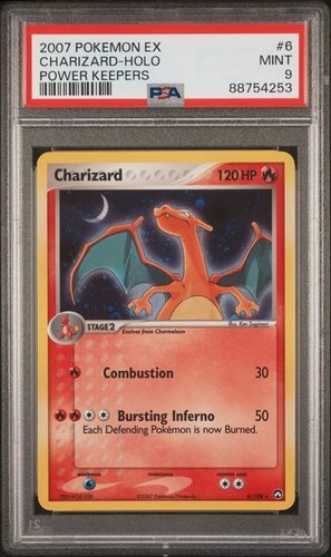 Charizard graded PSA 9 for sale on eBay