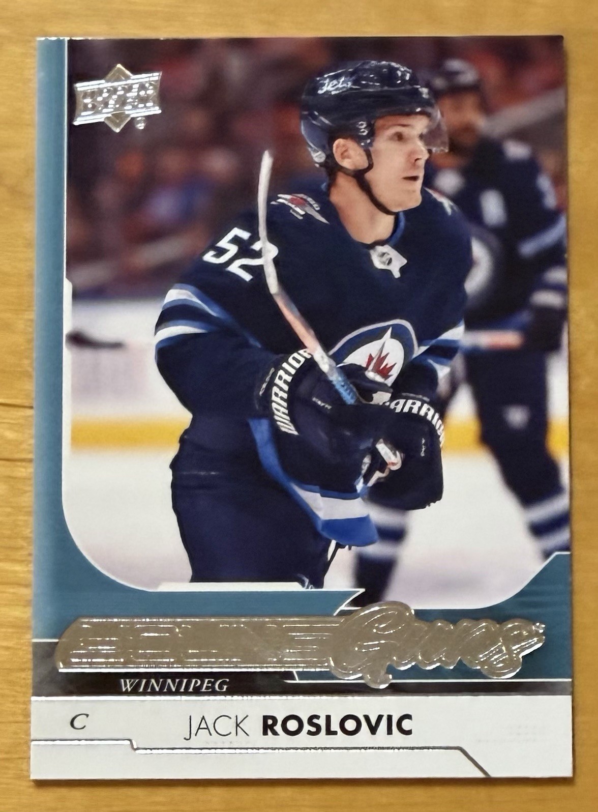 Jack Roslovic 2017-18 Upper Deck Series 1 Young Guns Rookie Card #240 NM+