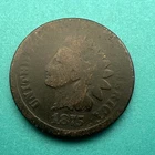 1875 Indian Head Cent  1c AG/G