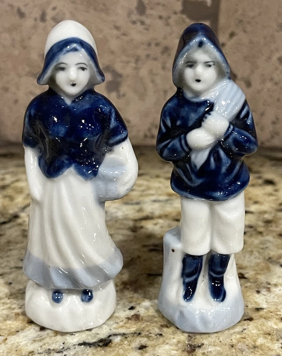 Paire De Figurines Vintage Cailles En Céramique - 7 Et 7,5 Pouces