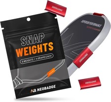 Snap Weights for Pickleball Paddles 5-Pack Clip-On Weighted 4G Each No-Residue