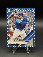 2019 Panini Donruss - Variation Anthony Rizzo #187 Independence Day Player’s ST3