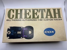 COX Cheetah Bill Thomas Authorized 1:32 Custom Racer Slot Car - BLACK