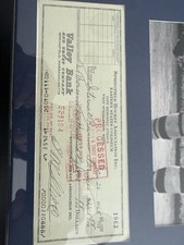 Eddie Shore autographed