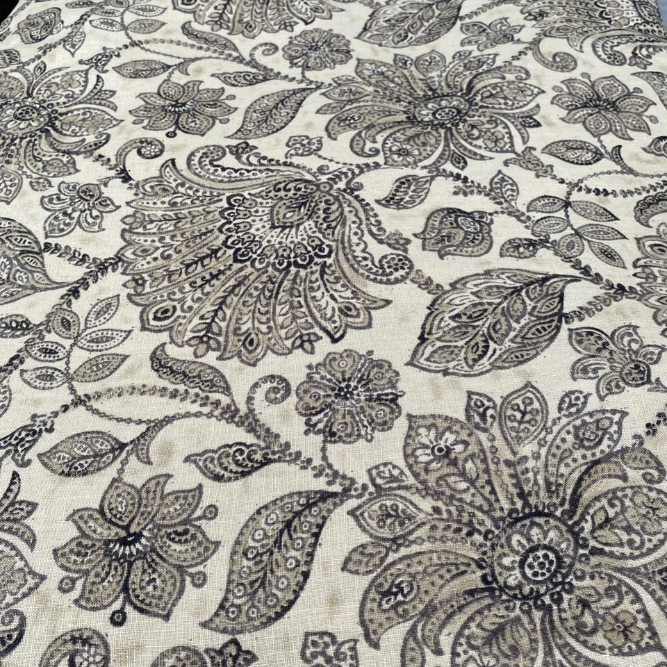 FORELLI RAFFIA Covington Cotton Linen 9.5 yds x 55" Off Roll Vintage New - Image 3 of 4