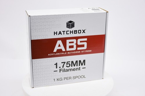 HATCHBOX ABS 1.75 mm 3D Printer Filament - BLACK 1KG - NEW Unopened Spool - Picture 5 of 8