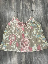 Gap Body Top floral sleeveless xl