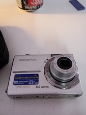 Olympus FE-190 Digital Camera 6.0 Megapixels Great + Charger Battery Case Works