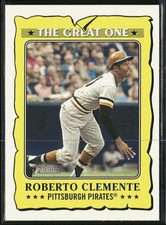 2021 Topps Heritage The Great One Roberto Clemente #GO-8 Pittsburgh Pirates