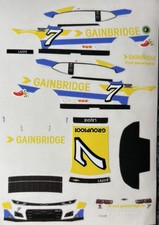 Custom 2024 Corey LaJoie 7 Gainbridge 1/64 Scale NASCAR Peel  Stick Decals