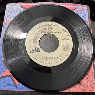 The Weather Girls - It's Raining Men 7'' Vinyl Single 1982. EX/EX
