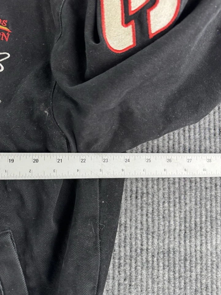 Jaqueta de corrida vintage Dale Earnhardt Goodwrench perseguição autêntica design JH G - Imagem 4 de 4