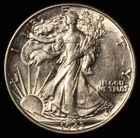 1943 50c Walking Liberty Half Dollar - Free Shipping USA