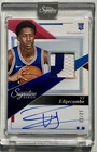 2025-26 Panini Signature Series VJ Edgecombe Rookie Patch RC Auto RPA /25