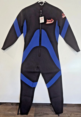 US Divers Full Body Wet Suit Black/Blue Extra Large Tommy D Sports NWT