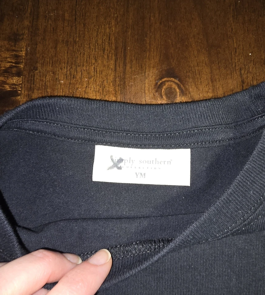 Simply Southern Girls Long Sleeve Size Youth Medium Highland Cow - Image 2 of 3