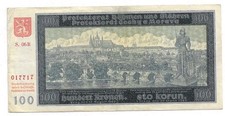 100 Kronen 1940 Ro. 560d (3+) Böhmen und Mähren 