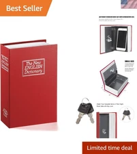 Durable Dictionary Safe with Key Lock: Secure Your Valuables in Style