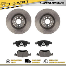OE Front Brake Rotors Brake Pad for 2014-2019 Fiat 500L 1.4L Lifetime Warranty