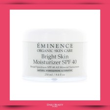 Eminence Bright Skin Moisturizer SPF40 250ml 8.4oz Pro NEW FAST SHIP