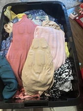 25 Pcs Bulk Women & Kids Clothes & Dresses Mixed Sizes Clothing Lot Mix Reseller