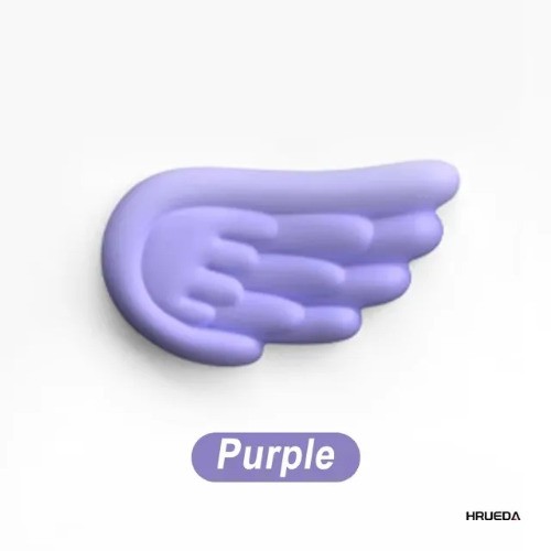 Keyboard Mouse Wrist Rest Angel Wing Memory Foam Mouse Pad Set Wrist Ergonomic - Picture 10 of 16