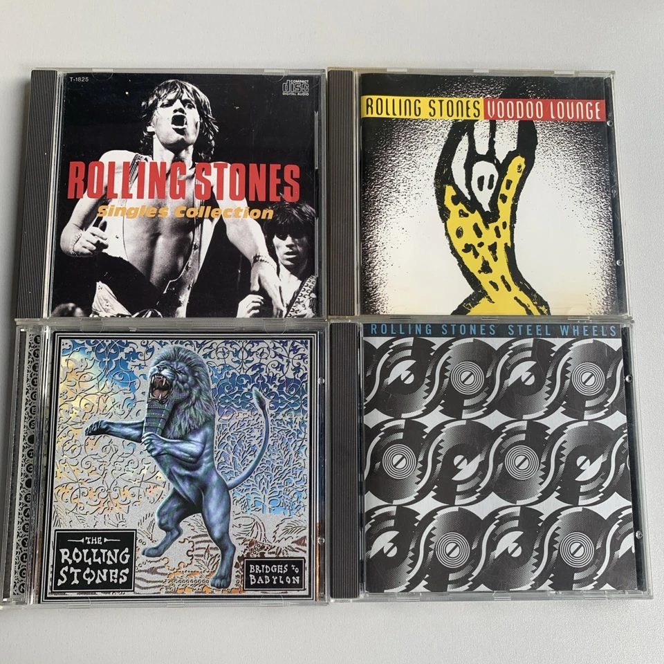4CD Rolling Stones Steel Wheels + Bridges To Babylon + Voodoo Lounge +Collection - Bild 2 von 4