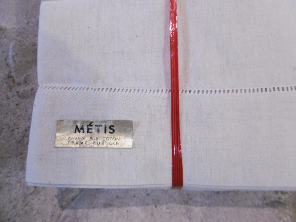 Paire de draps métis "véritable toile du Nord" - Photo 2/4