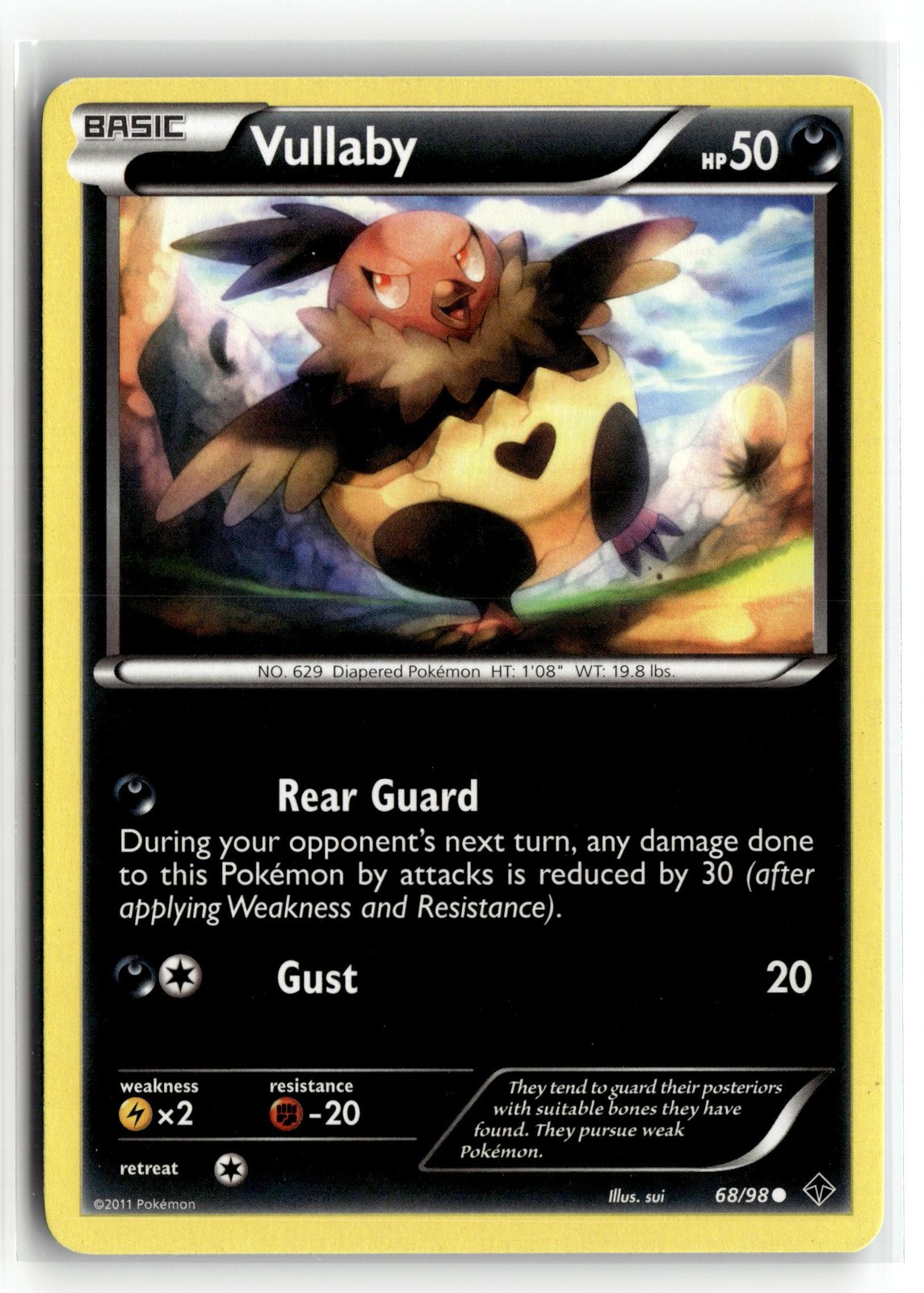 Pokemon: Emerging Powers #68/98 Vullaby- Common.VO5