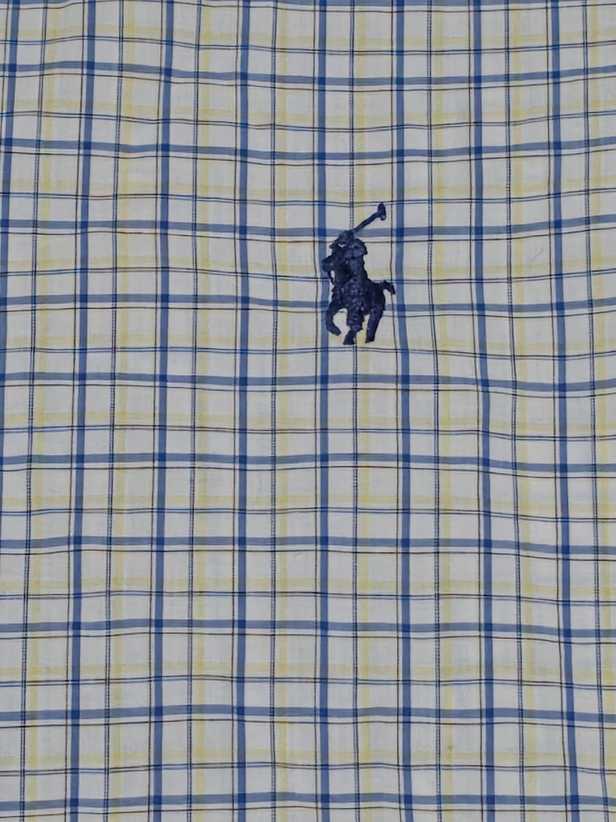Ralph Lauren Yarmouth Mens Blue Yellow Plaid Dress Shirt Sz 17/34-35 thumbnail 8
