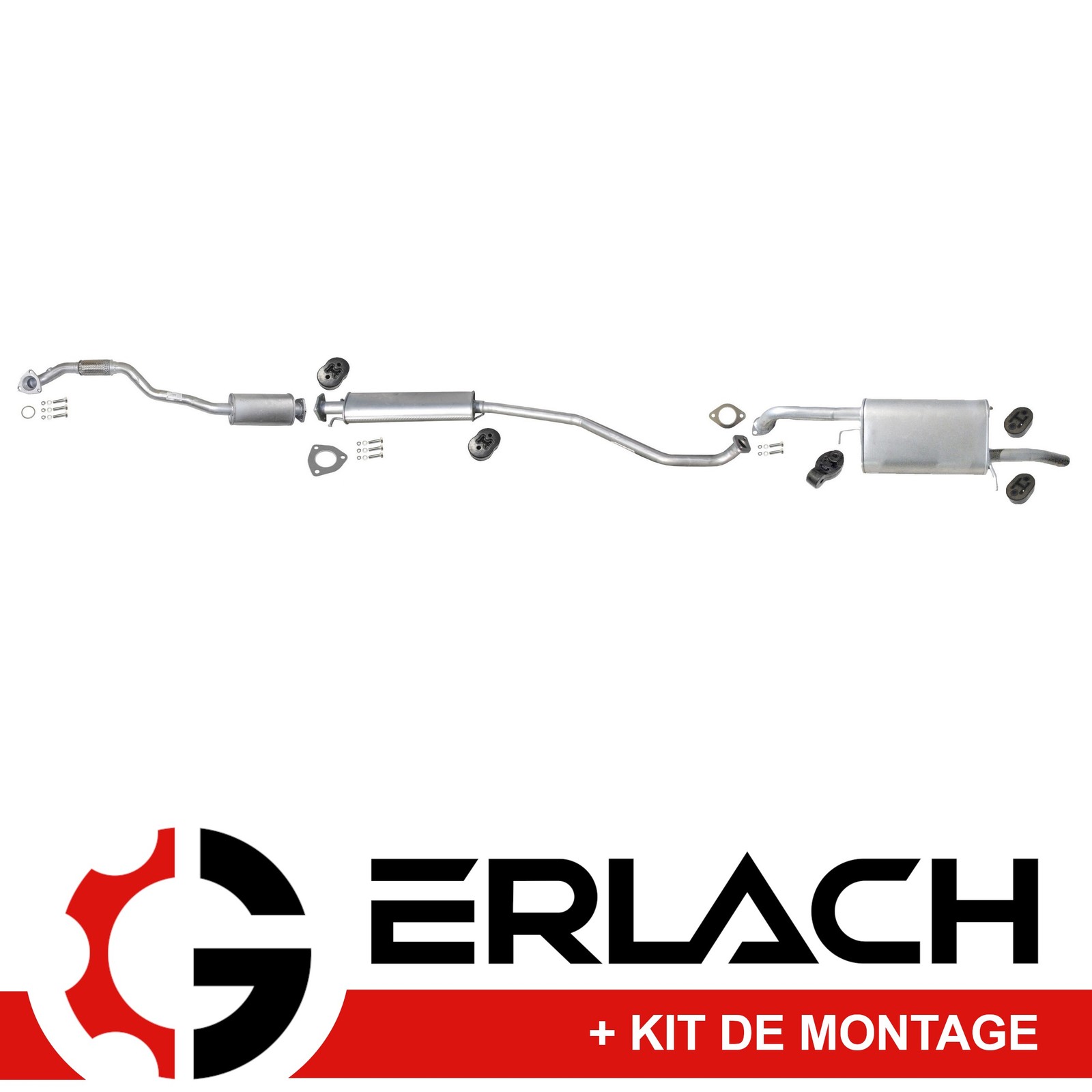 Silencieux echappement Chevrolet Nubira 1.4 et 1.6 de 2005 - Pot arriere de rechange