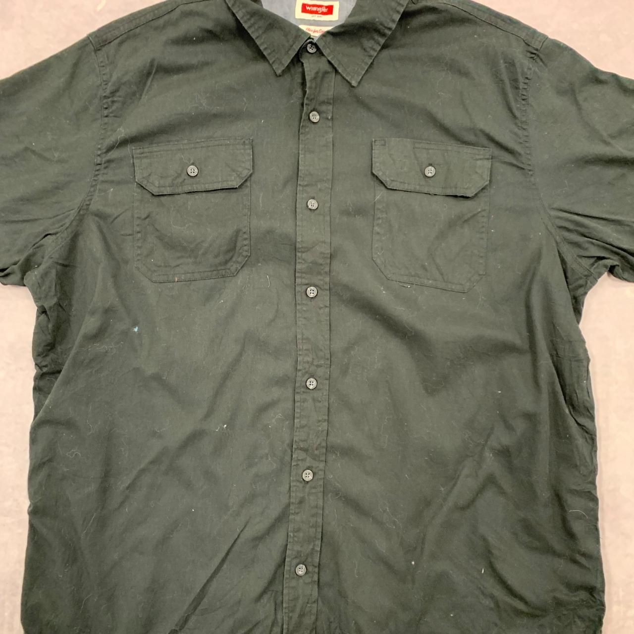 Wrangler Shirt short sleeve shirt with chest pockets Men's XL thumbnail 2